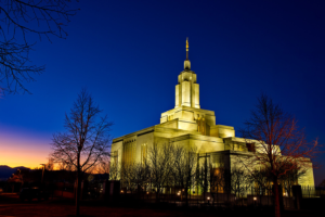 Draper Temple - Blue Hour - Copyright Randy G. Barney Photography